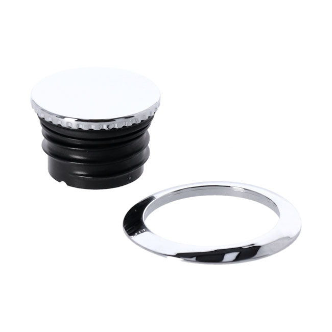 Pop-up gas cap. Chrome — 18-24 Softail: 18-20 FXFB Fat Bob 107; 18-24 FXFBS Fat Bob 114 (NU)