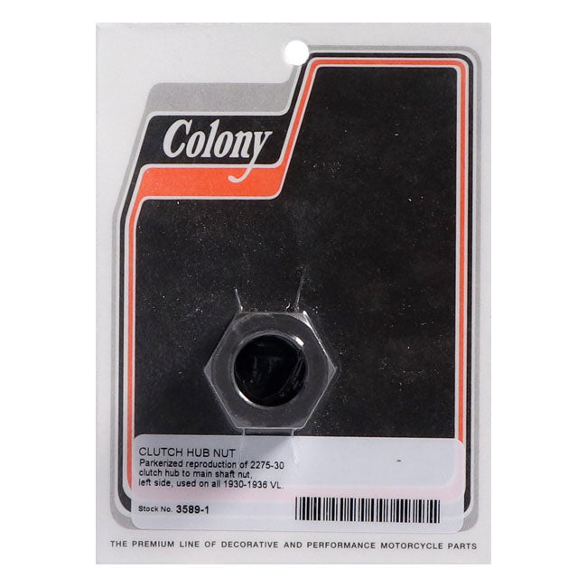 Colony, clutch hub nut VL
