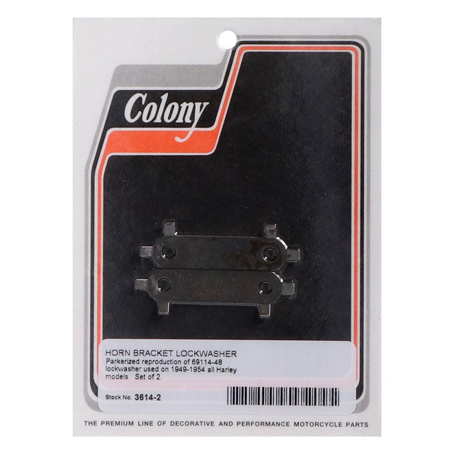 Colony, horn bracket lock washer set