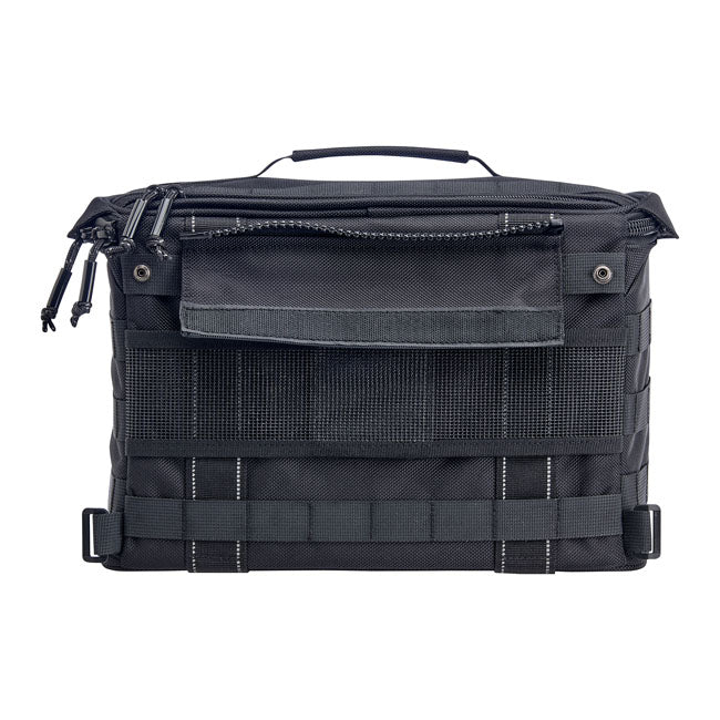 Biltwell, Exfil-18 throw-over saddlebags. Black