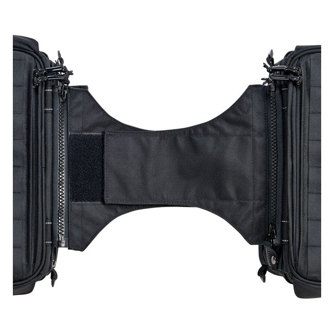 Biltwell, Exfil-18 throw-over saddlebags. Black