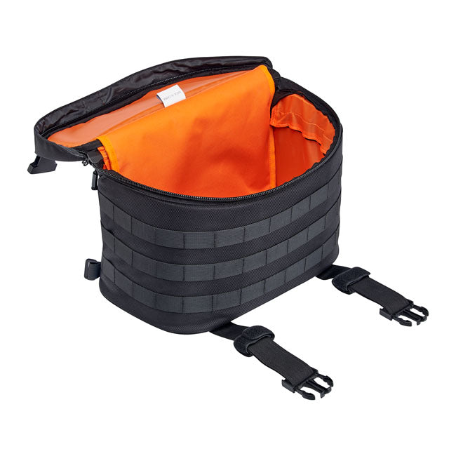 Biltwell, Exfil-18 throw-over saddlebags. Black