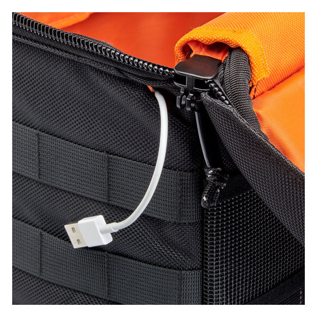 Biltwell, Exfil-18 throw-over saddlebags. Black