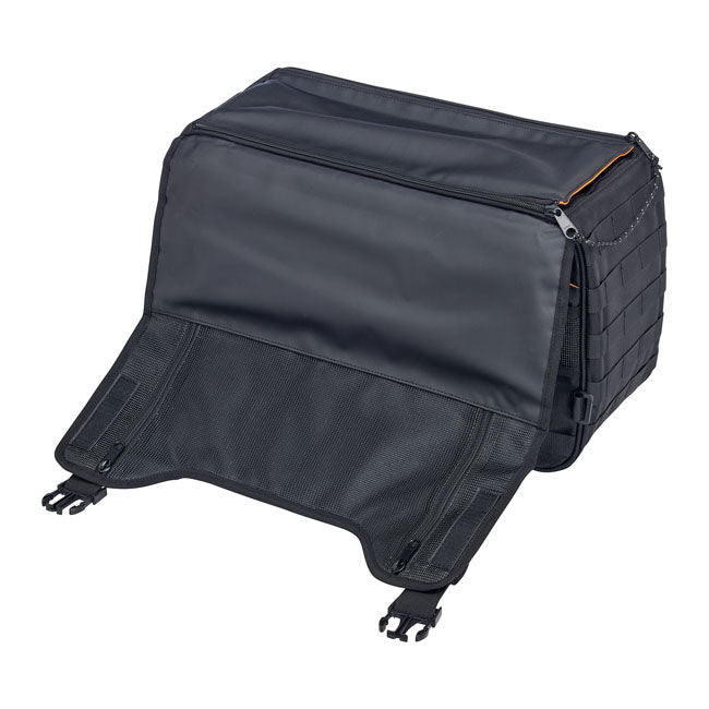 Biltwell, Exfil-36 throw-over saddlebags. Black
