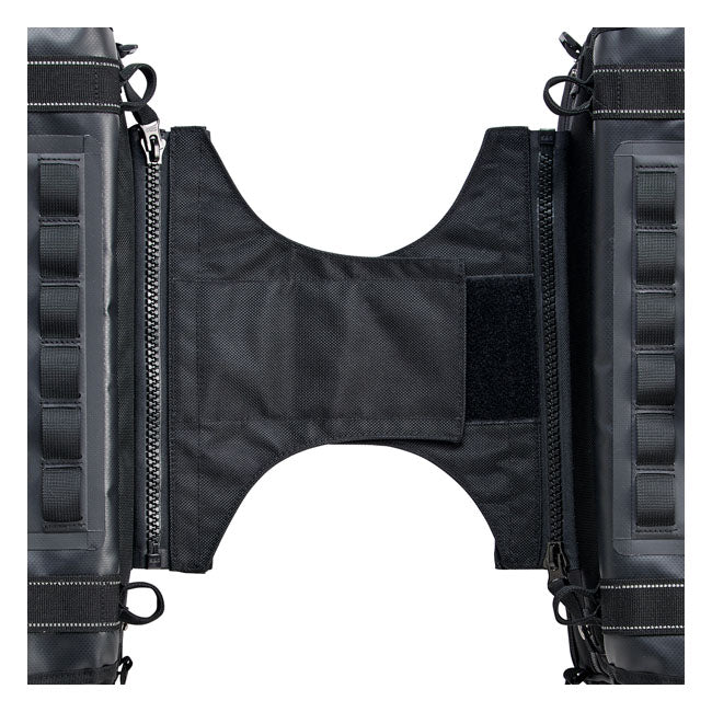 Biltwell, Exfil-36 throw-over saddlebags. Black