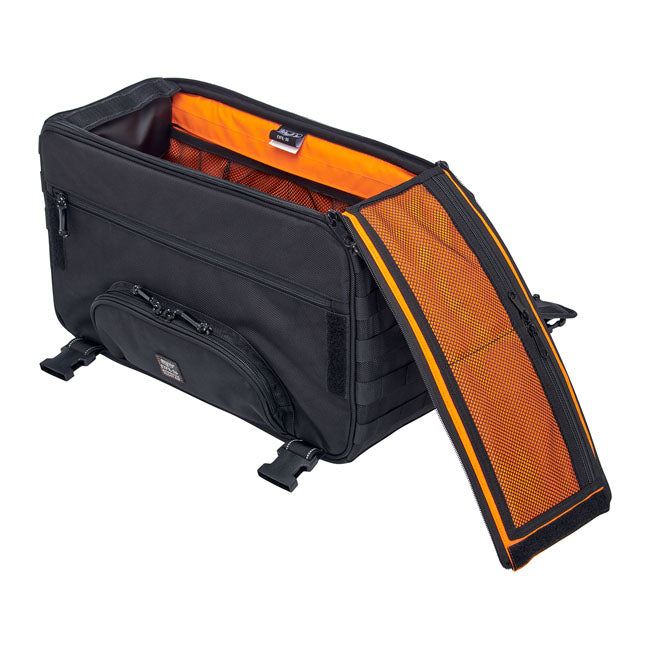 Biltwell, Exfil-36 throw-over saddlebags. Black