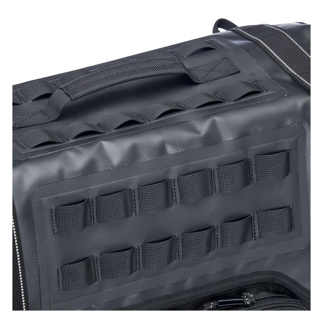 Biltwell, Exfil-36 throw-over saddlebags. Black