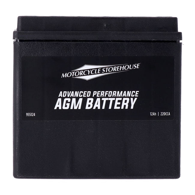 MCS, Advance Series - AGM sealed battery. 12v, 12ah, 220cca