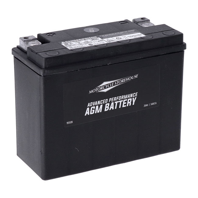 MCS, Advance Series - AGM sealed battery. 12v, 20ah, 340cca