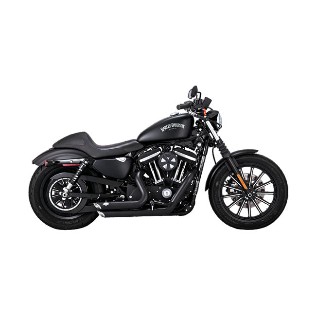 Vance & Hines, Shortshots staggered PCX exhaust. black — 14-22 XL Sportster (NU)
