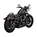 Vance & Hines, Shortshots staggered PCX exhaust. black — 14-22 XL Sportster (NU)