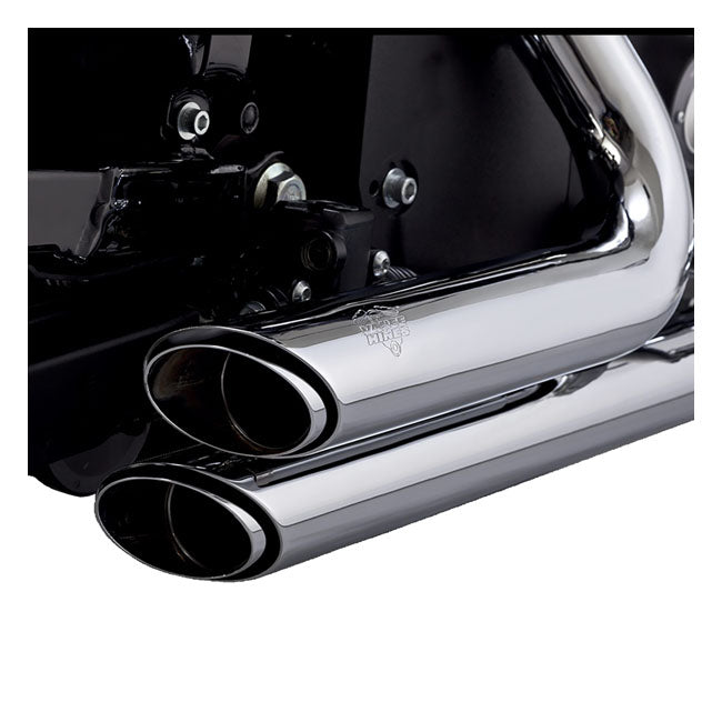 Vance & Hines, Shortshots staggered PCX exhaust. chrome — 14-22 XL Sportster (NU)