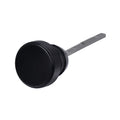 Oil tank fill plug, black — 00-17 Softail (excl. FXSB; FXCW/C)