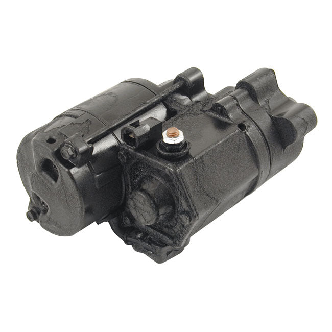 Spyke, starter motor 1.4KW. Black — 06-17 Dyna; 07-17 Softail; 07-16 FLT/Touring (NU)