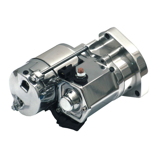 Spyke, starter motor 1.4KW. Chrome — 89-93 Big Twin (Excl. FLT) (NU)