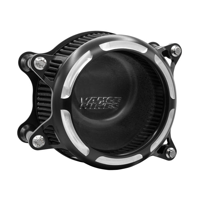 Vance & Hines, VO2 Insight air intake. matte black cc — 00-15 Softail; 99-17 Dyna (Excl. 2017 FXDLS); 02-07 FLT/Touring