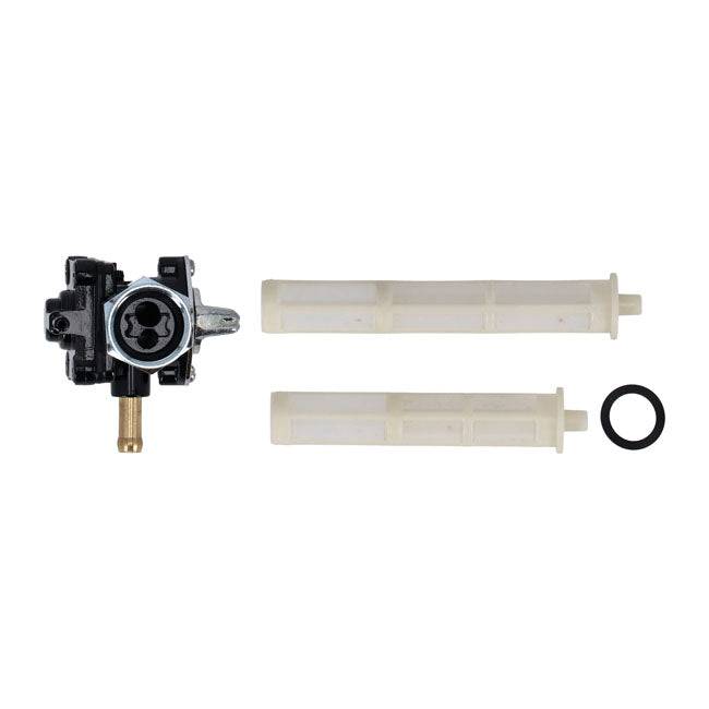 OEM style vacuum petcock. Black — 93-01 various Big Twin (NU)