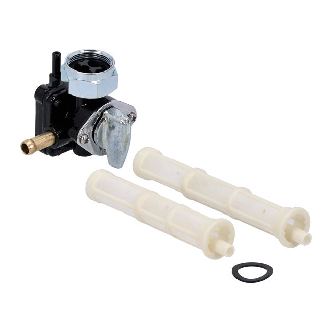 OEM style vacuum petcock. Black — 93-01 various Big Twin (NU)