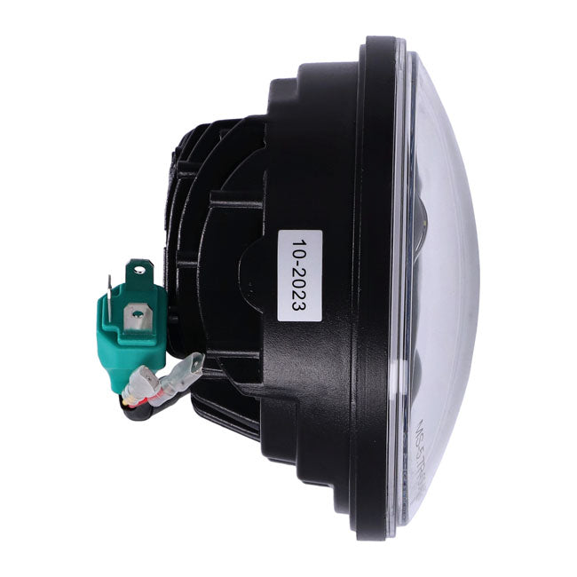 Bright, 5.3/4" LED headlamp unit. Black