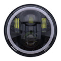 Bright, 5.3/4" LED headlamp unit. Black