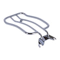 Solo seat luggage rack, 7". Chrome — 18-20 FXFB Fat Bob 107. With solo seat
