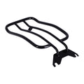 Solo seat luggage rack, 7". Black — 18-20 FXFB Fat Bob 107. With solo seat