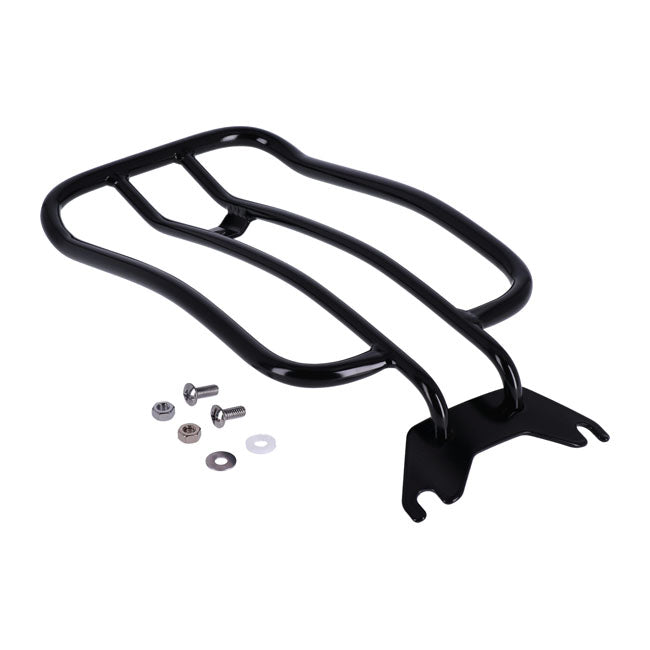 Solo seat luggage rack, 7". Black — 18-20 FLFB Fat Boy 107. With solo seat