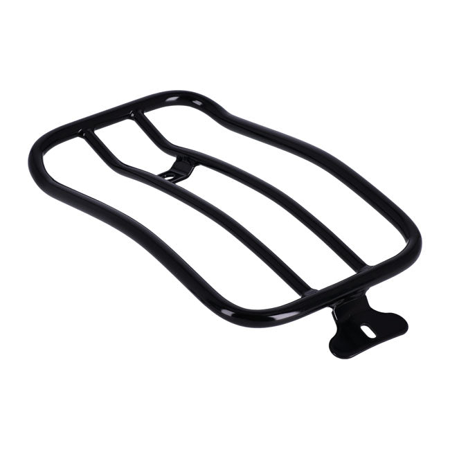 Solo seat luggage rack, 7". Black — 18-20 FXLR Low Rider 107. With solo seat