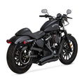 Vance & Hines, Big radius PCX exhaust. black — 14-22 XL Sportster (excl. 21-up RH Sportster models)