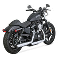 Vance & Hines, Twin slash 3" slip-on PCX mufflers. chrome