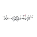 Lock nut, wheel bearing