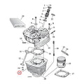 Dowel pin, cylinder/transm. trap door