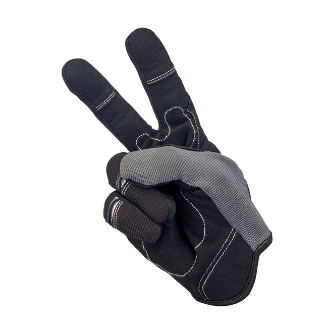 Biltwell Moto gloves gray/black