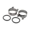 Intake clamps, O-ring type — 55-E78 Big Twin; XL Sportster (NU)