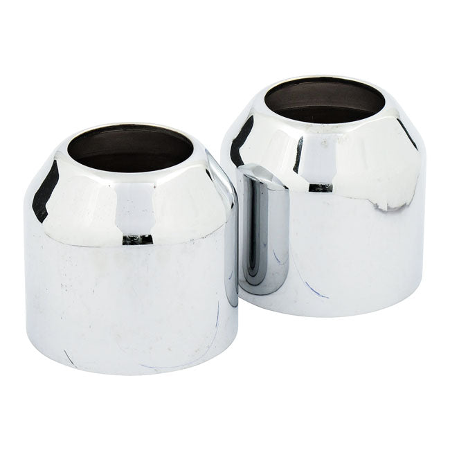 Fork boot cover, chrome — 91-07 FXST (Excl.FXSTD/C); 93-05 FXDWG (NU)