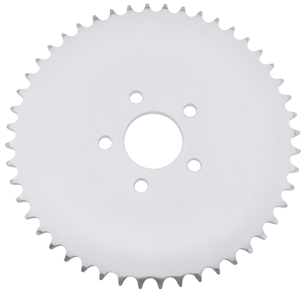 CHROME PLATED SOLID REAR SPROCKETS