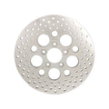 Brake rotor rear. Polished stainless drilled 11.5"
