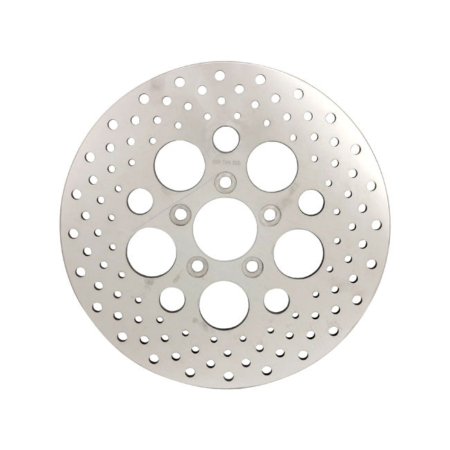 Brake rotor rear. Polished stainless drilled 11.5"
