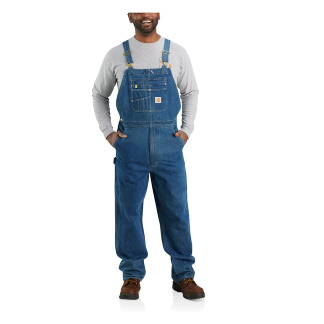 Carhartt Loose Fit bib overall darkstone — W36/L32