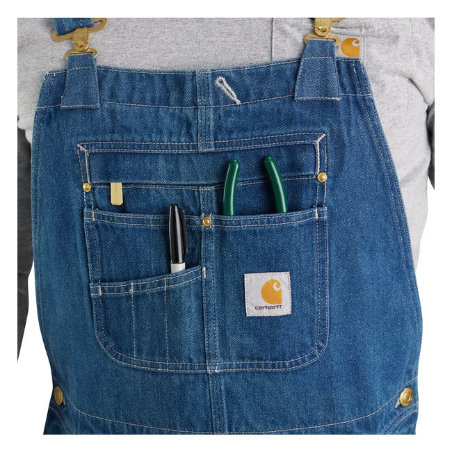 Carhartt Loose Fit bib overall darkstone — W32/L32