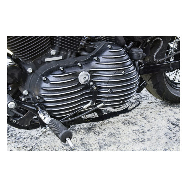 Emd XL ribster primary cover black cut — 04-22 XL Sportster (NU)