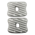 EMD, Sportster Ribster rocker cover set. Raw — 86-03 XL Sportster (NU)