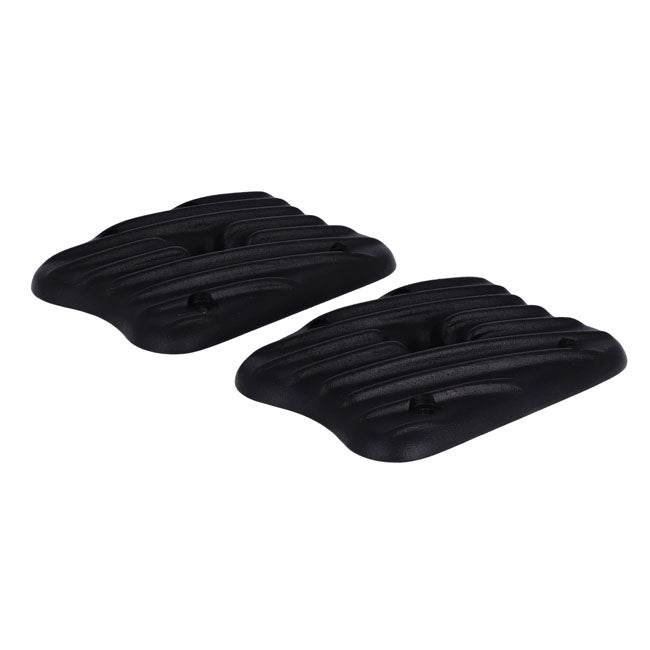 EMD, Sportster Ribster rocker cover set. Black — 86-03 XL Sportster (NU)