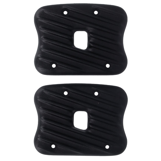 EMD, Sportster Ribster rocker cover set. Black — 86-03 XL Sportster (NU)