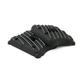 EMD, Sportster Ribster rocker cover set. Black Cut — 04-22 XL Sportster (NU)