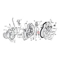 Sprocket shaft bearing spacer shim .100" — 77-03 XL Sportster (NU)