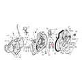 Sprocket shaft bearing spacer shim .104" — 77-03 XL Sportster (NU)
