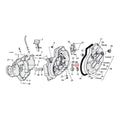Sprocket shaft bearing spacer shim .106" — 77-03 XL Sportster (NU)