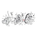 Sprocket shaft bearing spacer shim .108" — 77-03 XL Sportster (NU)