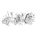 Sprocket shaft bearing spacer shim .112" — 77-03 XL Sportster (NU)